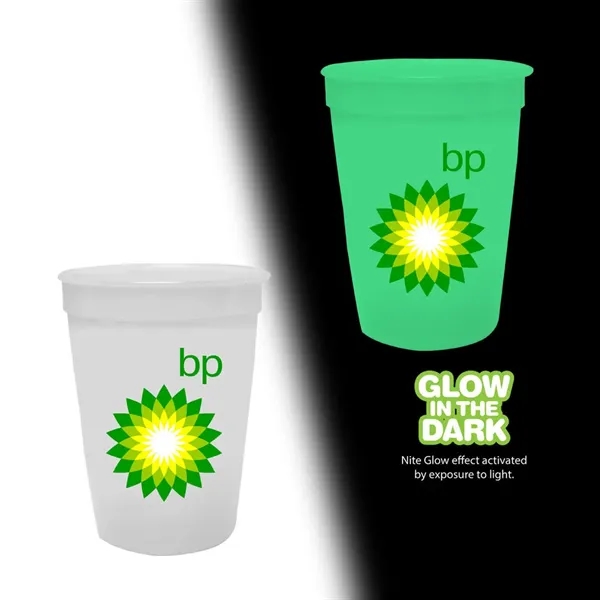 12 oz. Nite Glow Stadium Cup, Full Color Digital... from ASI 30270 Aakron Line