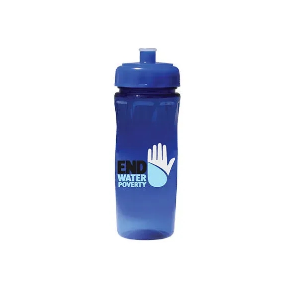 18 oz. Poly-Saver PET Bottle with Push 'n Pull Cap, Full... from ASI 30270 Aakron Line