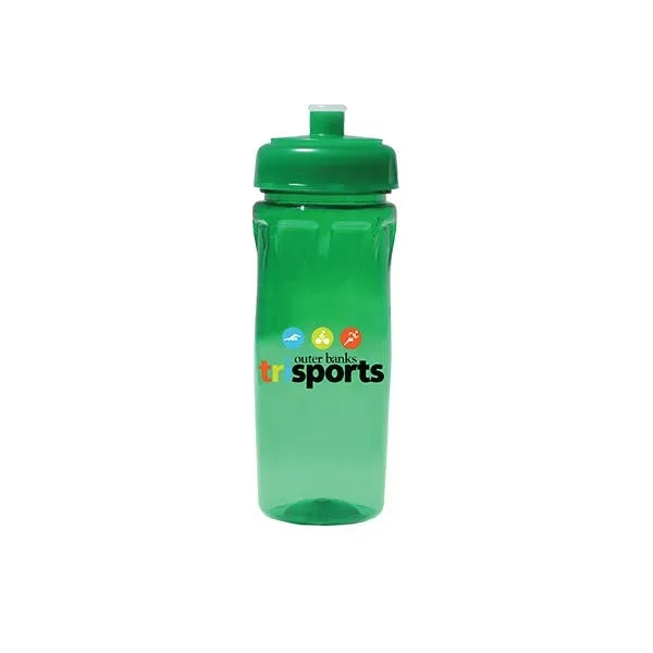 18 oz. Poly-Saver PET Bottle with Push 'n Pull Cap, Full... from ASI 30270 Aakron Line