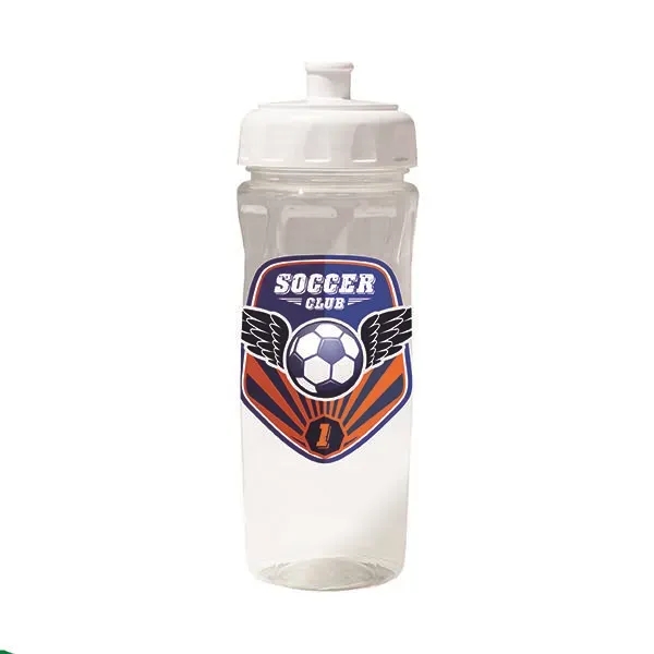 18 oz. Poly-Saver PET Bottle with Push 'n Pull Cap, Full... from ASI 30270 Aakron Line