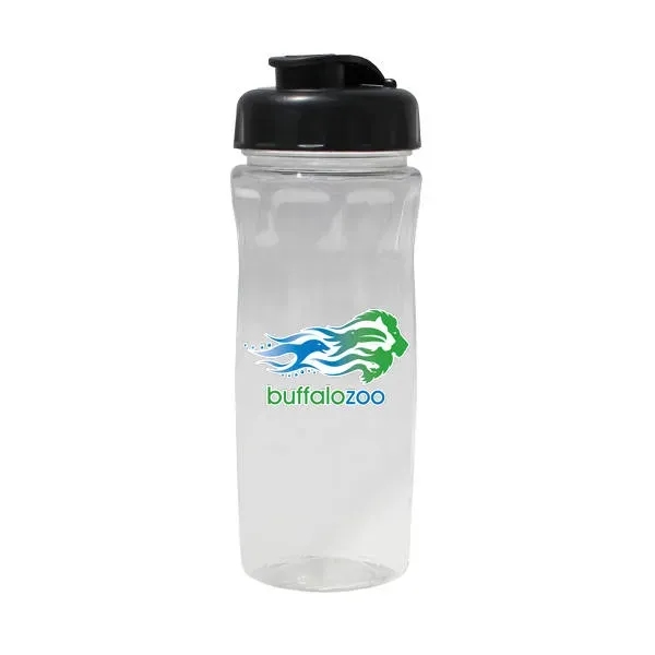 18 oz. Poly-Saver PET Bottle with Flip Top Cap, Full Color... from ASI 30270 Aakron Line