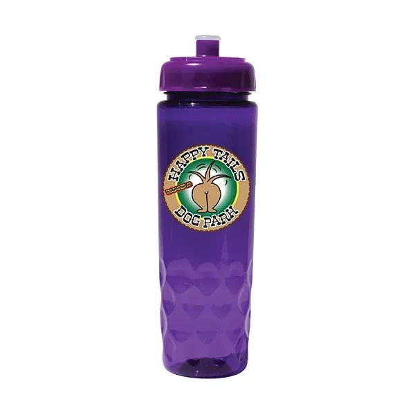 24 oz. Poly-Saver PET Bottle with Push 'n Pull Cap, Full... from ASI 30270 Aakron Line