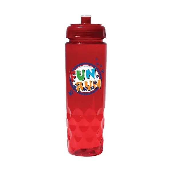 24 oz. Poly-Saver PET Bottle with Push 'n Pull Cap, Full... from ASI 30270 Aakron Line