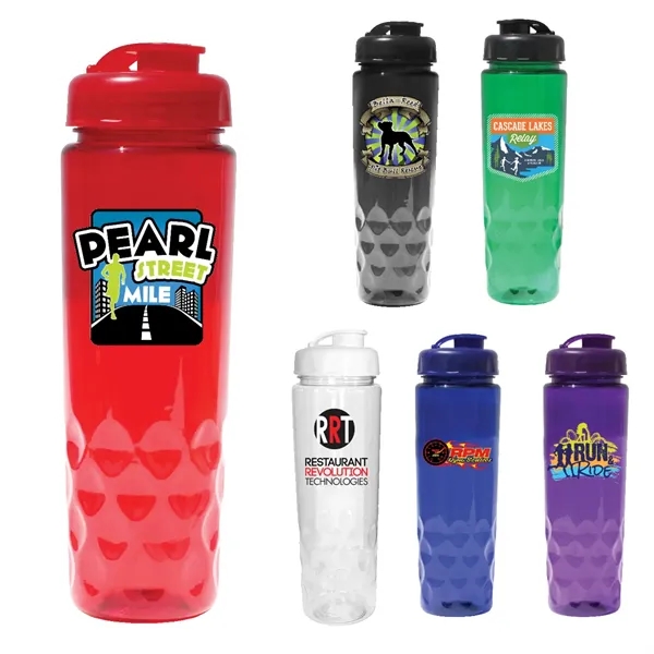 24 oz. Poly-Saver PET Bottle with Flip Top Cap, Full Color... from ASI 30270 Aakron Line