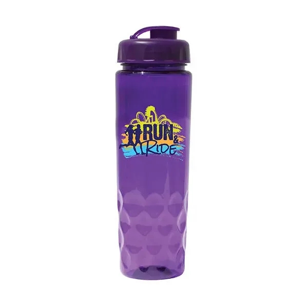 24 oz. Poly-Saver PET Bottle with Flip Top Cap, Full Color... from ASI 30270 Aakron Line