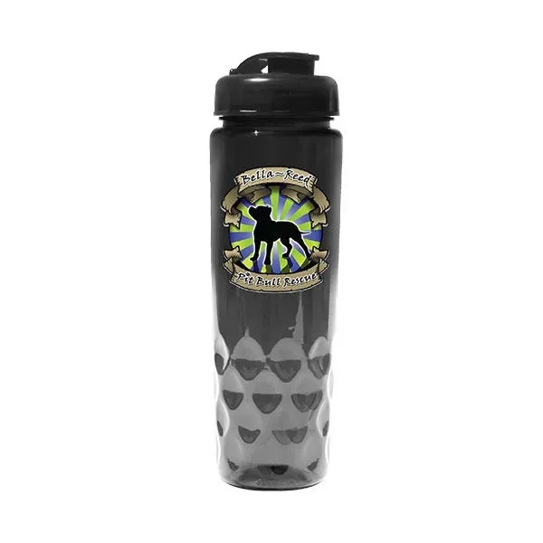 24 oz. Poly-Saver PET Bottle with Flip Top Cap, Full Color... from ASI 30270 Aakron Line