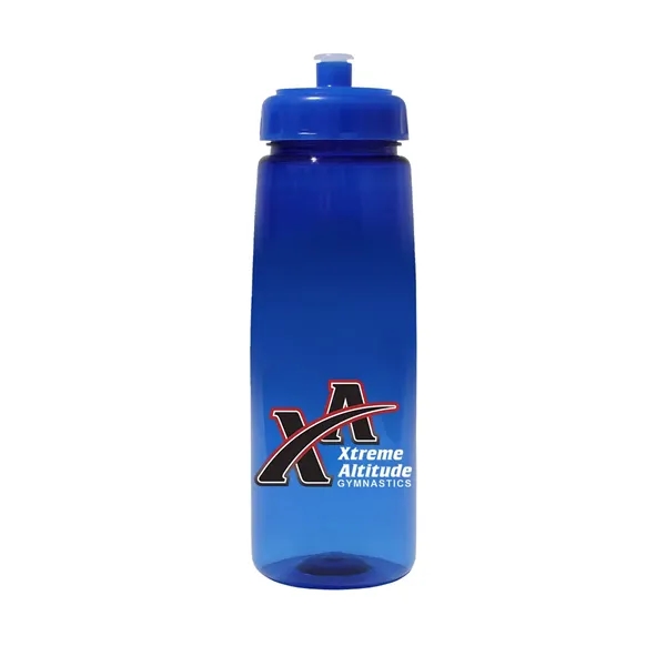 30 oz. Poly-Saver PET Bottle with Push 'n Pull Cap, Full... from ASI 30270 Aakron Line