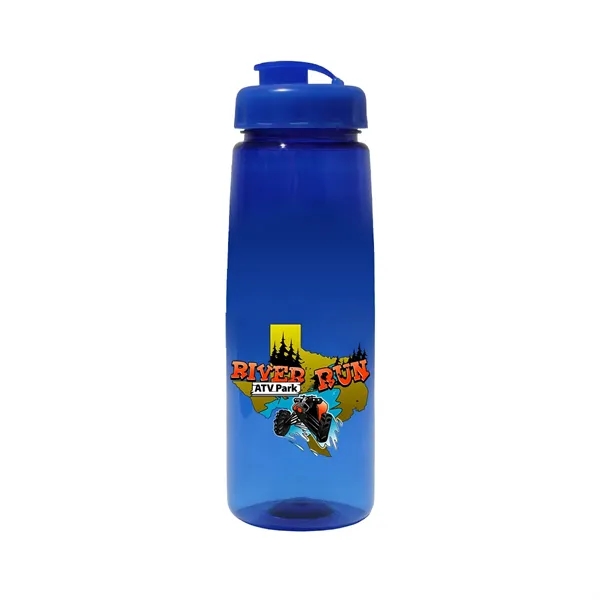 30 oz. Poly-Saver PET Bottle with Flip Top Cap, Full Color... from ASI 30270 Aakron Line