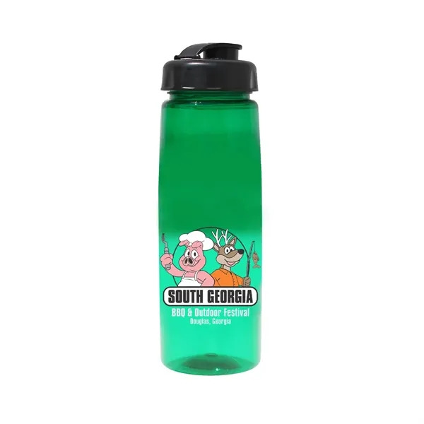 30 oz. Poly-Saver PET Bottle with Flip Top Cap, Full Color... from ASI 30270 Aakron Line