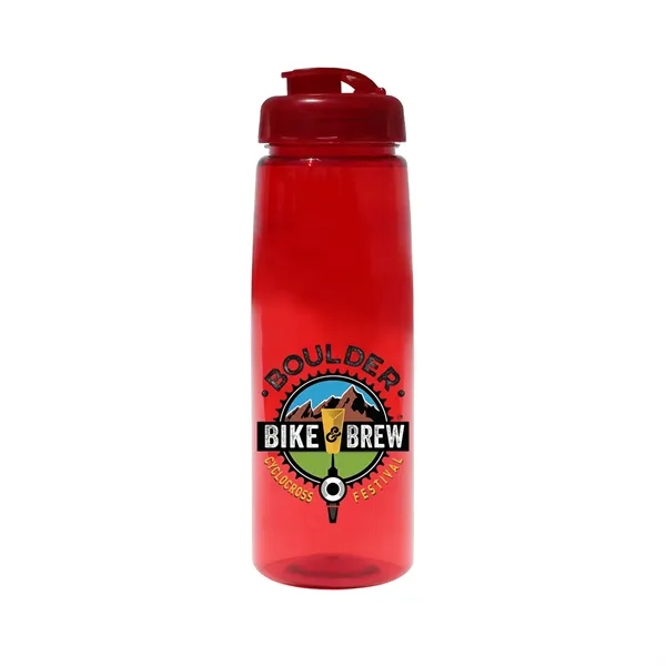 30 oz. Poly-Saver PET Bottle with Flip Top Cap, Full Color... from ASI 30270 Aakron Line