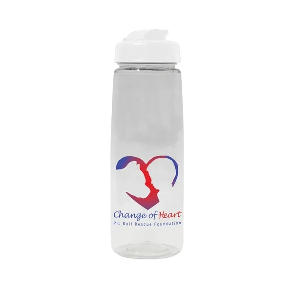 30 oz. Poly-Saver PET Bottle with Flip Top Cap, Full Color... from ASI 30270 Aakron Line