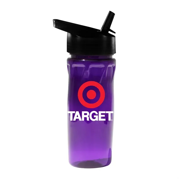 18 oz. Poly-Saver PET Bottle with Straw Cap, Full Color Digi... from ASI 30270 Aakron Line