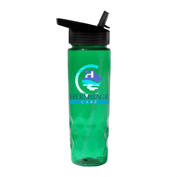 24 oz. Poly-Saver PET Bottle with Straw Cap, Full Color Digi... from ASI 30270 Aakron Line