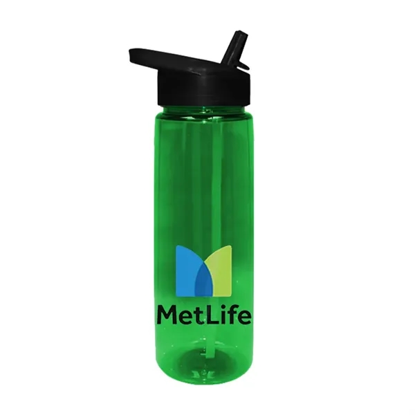 30 oz. Poly-Saver PET Bottle with Straw Cap, Full Color Digi... from ASI 30270 Aakron Line