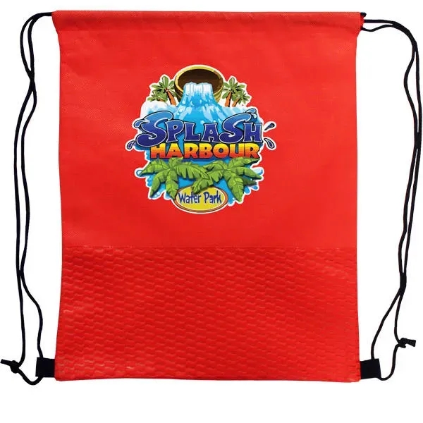 Wave NW Drawstring Backpack, Full Color Digital... from ASI 30270 Aakron Line