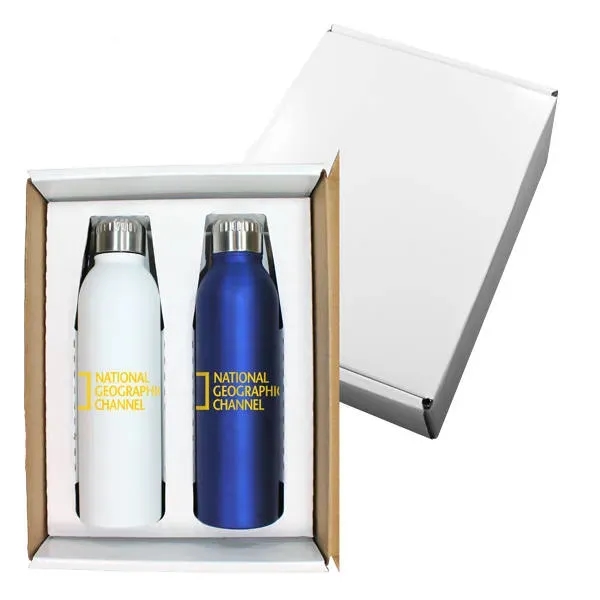 Halcyon® 17 oz. Deluxe Bottle Gift Set... from ASI 30270 Aakron Line