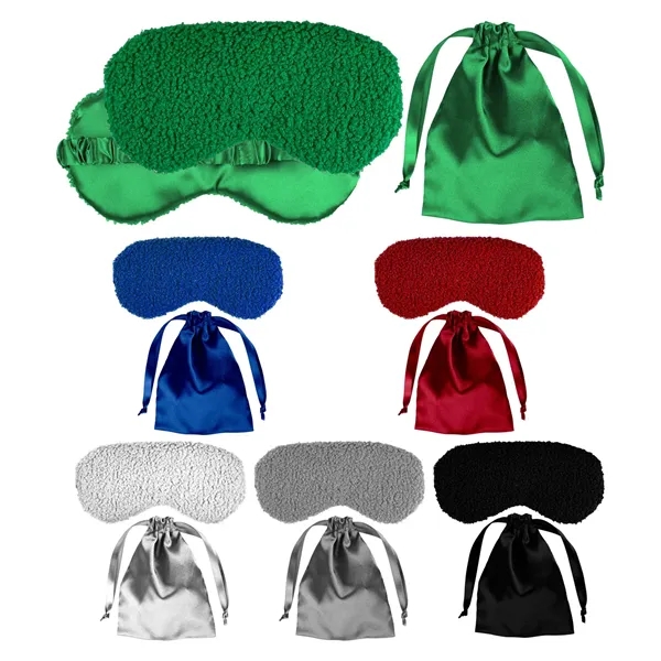 Fuzzy Sleep Mask Set... from ASI 30208 A P Specialties / AP Specialties