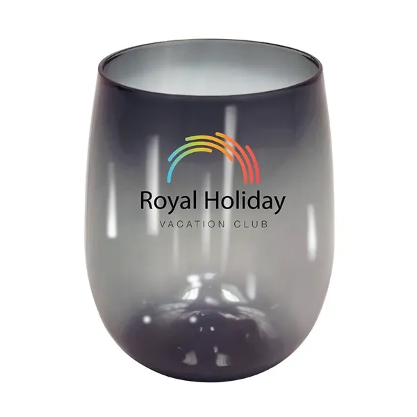 12 oz. Plastic Stemless Wine Glass, Full Color Digital... from ASI 30270 Aakron Line