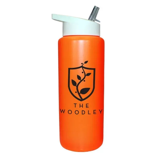 32 oz. Sports Bottle with Straw Cap Lid... from ASI 30270 Aakron Line