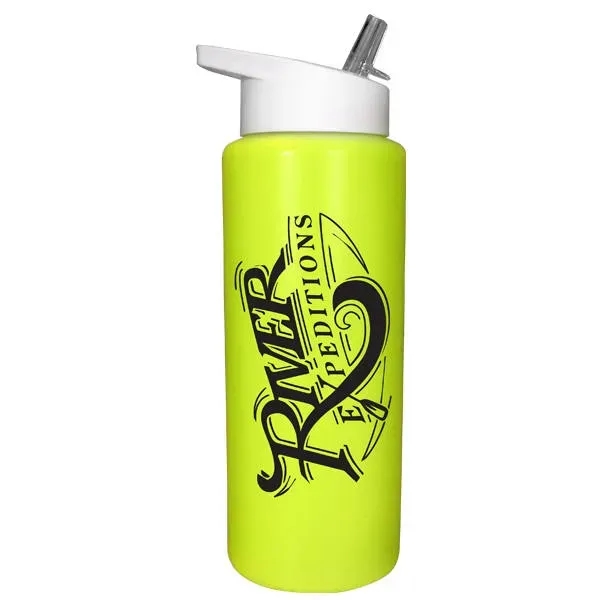 32 oz. Sports Bottle with Straw Cap Lid... from ASI 30270 Aakron Line