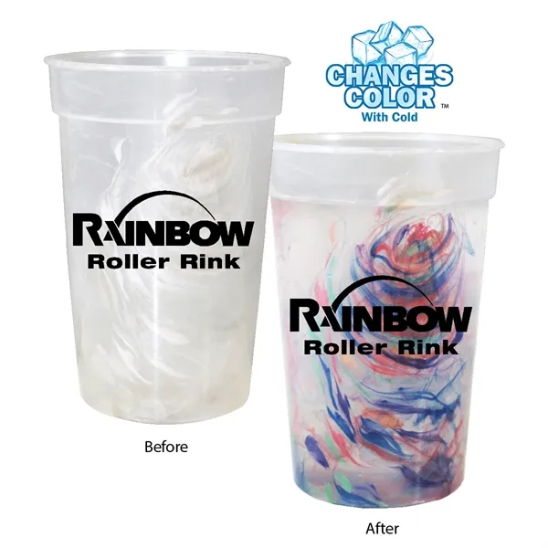 Mood™ 17 oz. Rainbow Confetti Cup Updated... from ASI 30270 Aakron Line