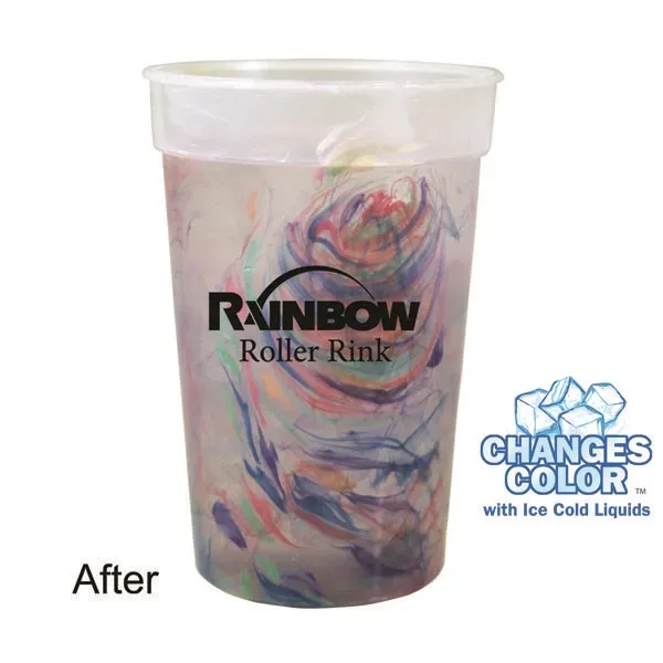 Mood™ 17 oz. Rainbow Confetti Cup Updated... from ASI 30270 Aakron Line