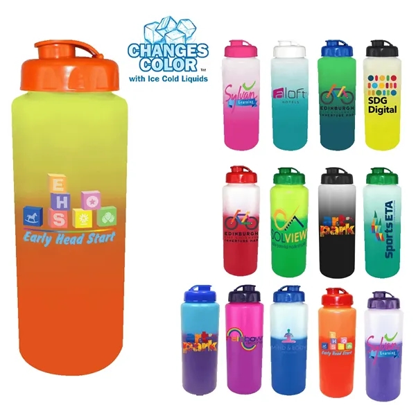 Mood™ 32 oz. Sports Bottle with Flip Top Cap... from ASI 30270 Aakron Line