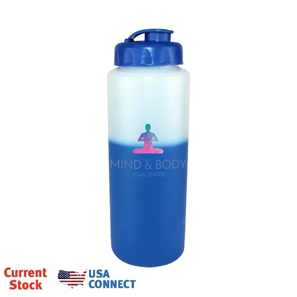 Mood™32 oz. Sports Bottle with Flip Top Cap, Full Color Di... from ASI 30270 Aakron Line