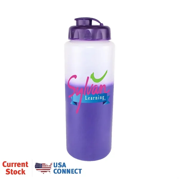Mood™32 oz. Sports Bottle with Flip Top Cap, Full Color Di... from ASI 30270 Aakron Line