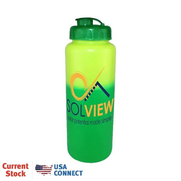 Mood™32 oz. Sports Bottle with Flip Top Cap, Full Color Di... from ASI 30270 Aakron Line