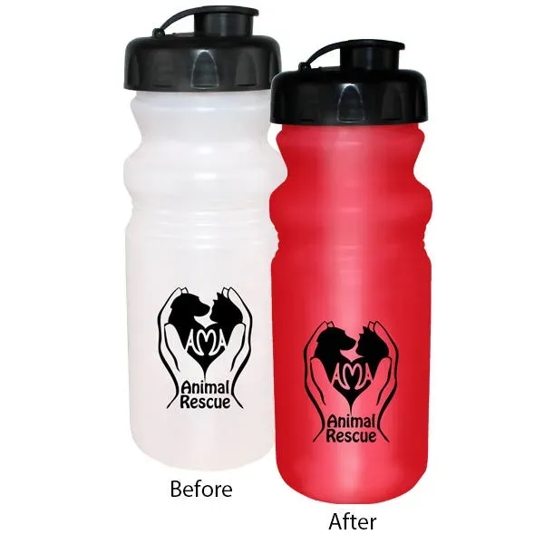 Sun Fun 20 oz. Cycle Bottle with Flip Top Cap... from ASI 30270 Aakron Line