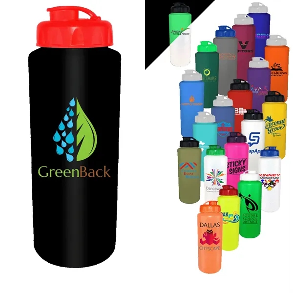 32 oz. Sports Bottle with Flip Top Cap... from ASI 30270 Aakron Line