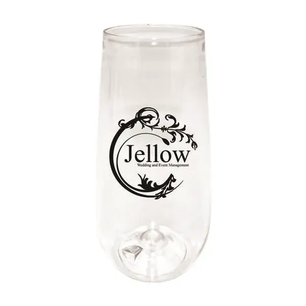 10 oz. Plastic Stemless Champagne Flute... from ASI 30270 Aakron Line