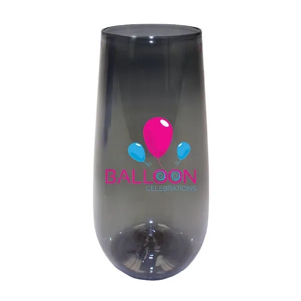 10 oz. Plastic Stemless Champagne Flute, Full Color Digital... from ASI 30270 Aakron Line
