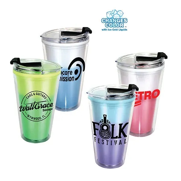 Mood™ 16 oz. Victory Acrylic Tumbler with Flip Top Lid... from ASI 30270 Aakron Line