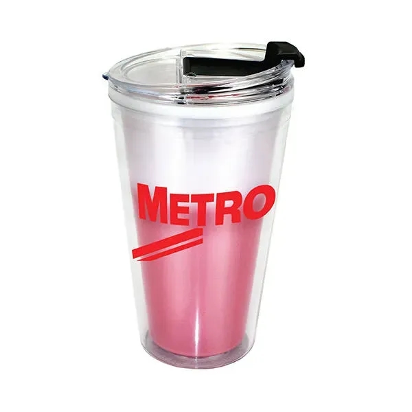 Mood™ 16 oz. Victory Acrylic Tumbler with Flip Top Lid... from ASI 30270 Aakron Line
