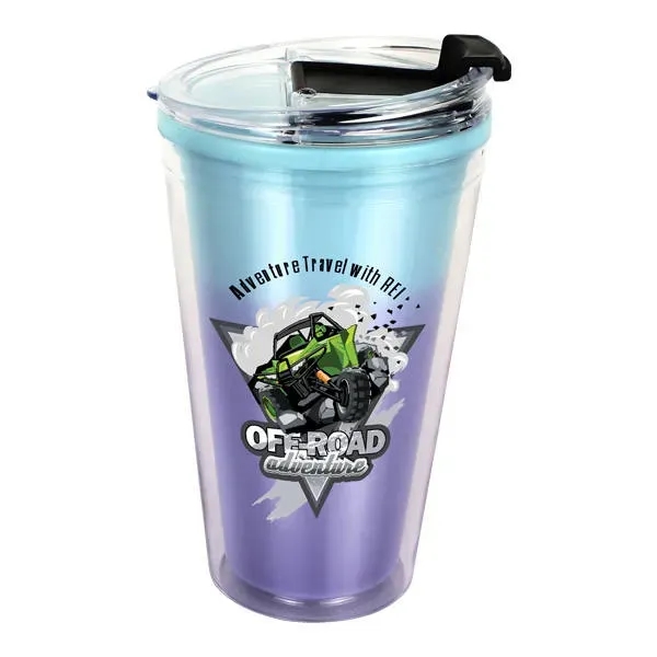 Mood™ 16 oz. Victory Acrylic Tumbler with Flip Top Lid, Fu... from ASI 30270 Aakron Line