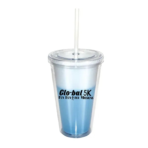 Mood™ 16 oz. Victory Acrylic Tumbler with Straw Lid... from ASI 30270 Aakron Line