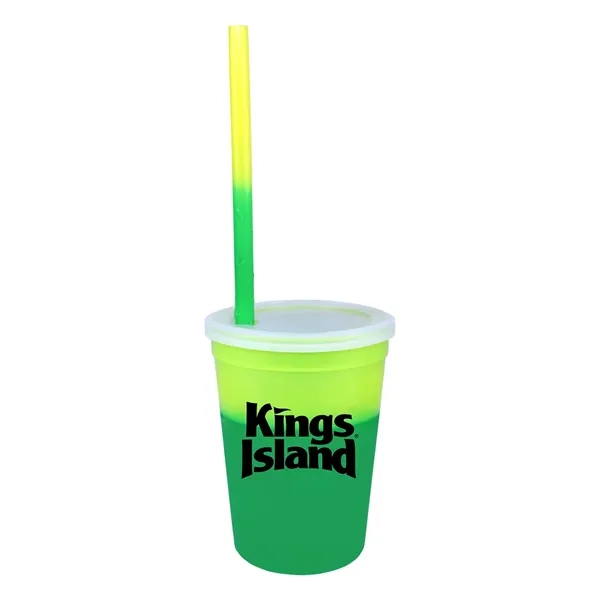 Mood™ 12 oz. Stadium Cup/Straw/Lid Set... from ASI 30270 Aakron Line