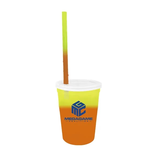 Mood™ 12 oz. Stadium Cup/Straw/Lid Set... from ASI 30270 Aakron Line