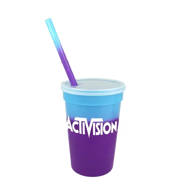 Mood™ 17 oz. Stadium Cup/Straw/Lid Set... from ASI 30270 Aakron Line