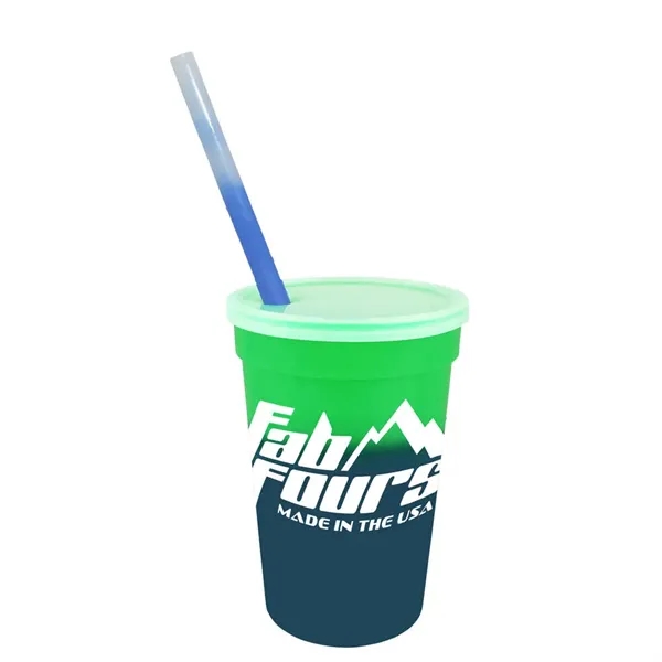 Mood™ 17 oz. Stadium Cup/Straw/Lid Set... from ASI 30270 Aakron Line
