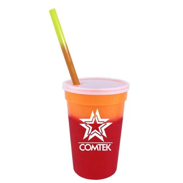 Mood™ 17 oz. Stadium Cup/Straw/Lid Set... from ASI 30270 Aakron Line