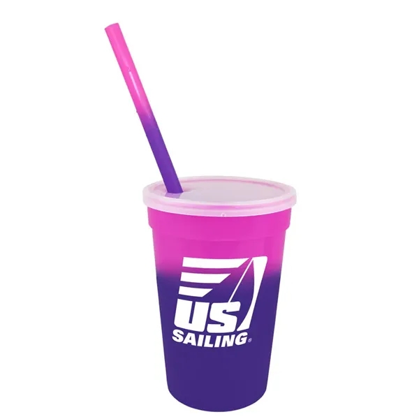 Mood™ 17 oz. Stadium Cup/Straw/Lid Set... from ASI 30270 Aakron Line