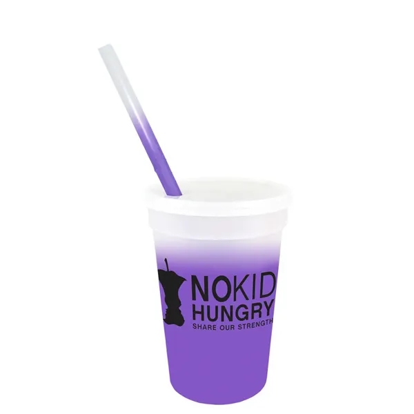 Mood™ 17 oz. Stadium Cup/Straw/Lid Set... from ASI 30270 Aakron Line