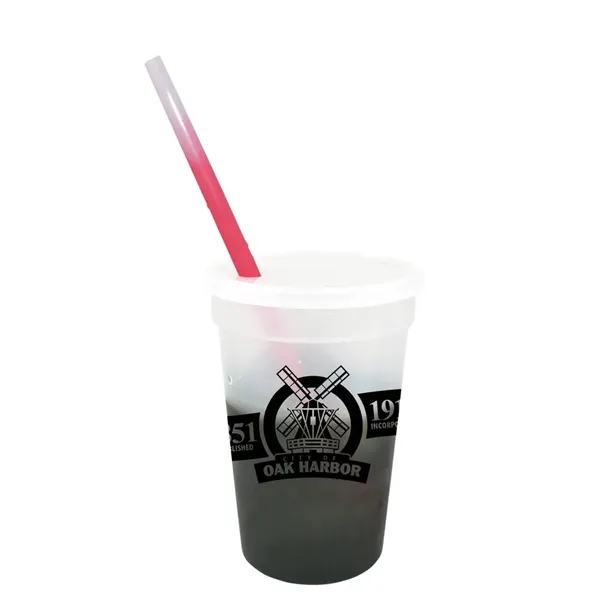 Mood™ 17 oz. Stadium Cup/Straw/Lid Set... from ASI 30270 Aakron Line