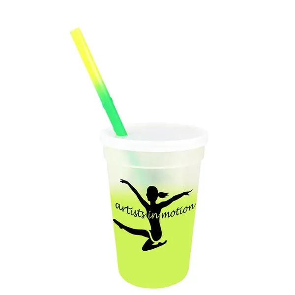 Mood™ 17 oz. Stadium Cup/Straw/Lid Set... from ASI 30270 Aakron Line