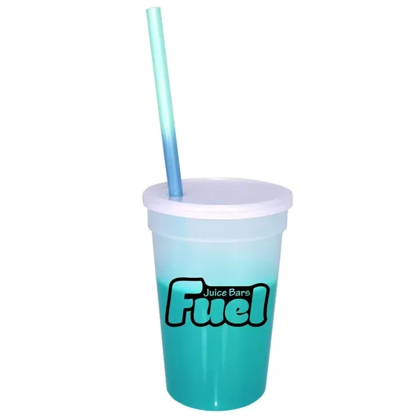 Mood™ 17 oz. Stadium Cup/Straw/Lid Set... from ASI 30270 Aakron Line