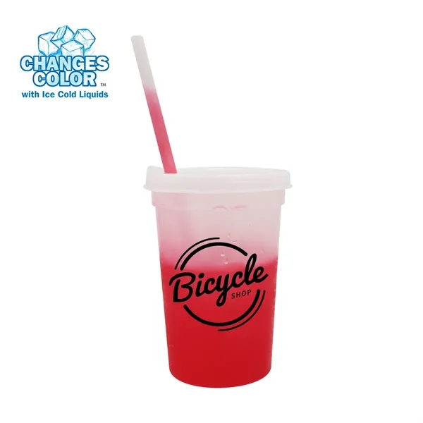 Mood™ 22 oz. Stadium Cup/Straw/Lid Set... from ASI 30270 Aakron Line