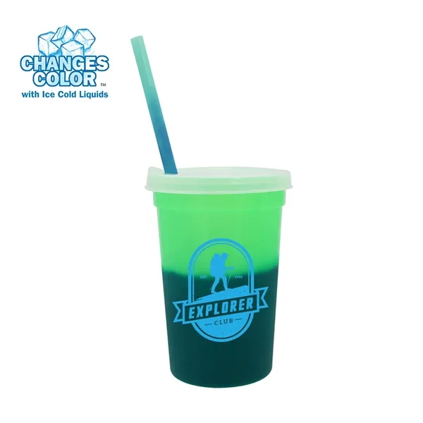 Mood™ 22 oz. Stadium Cup/Straw/Lid Set... from ASI 30270 Aakron Line